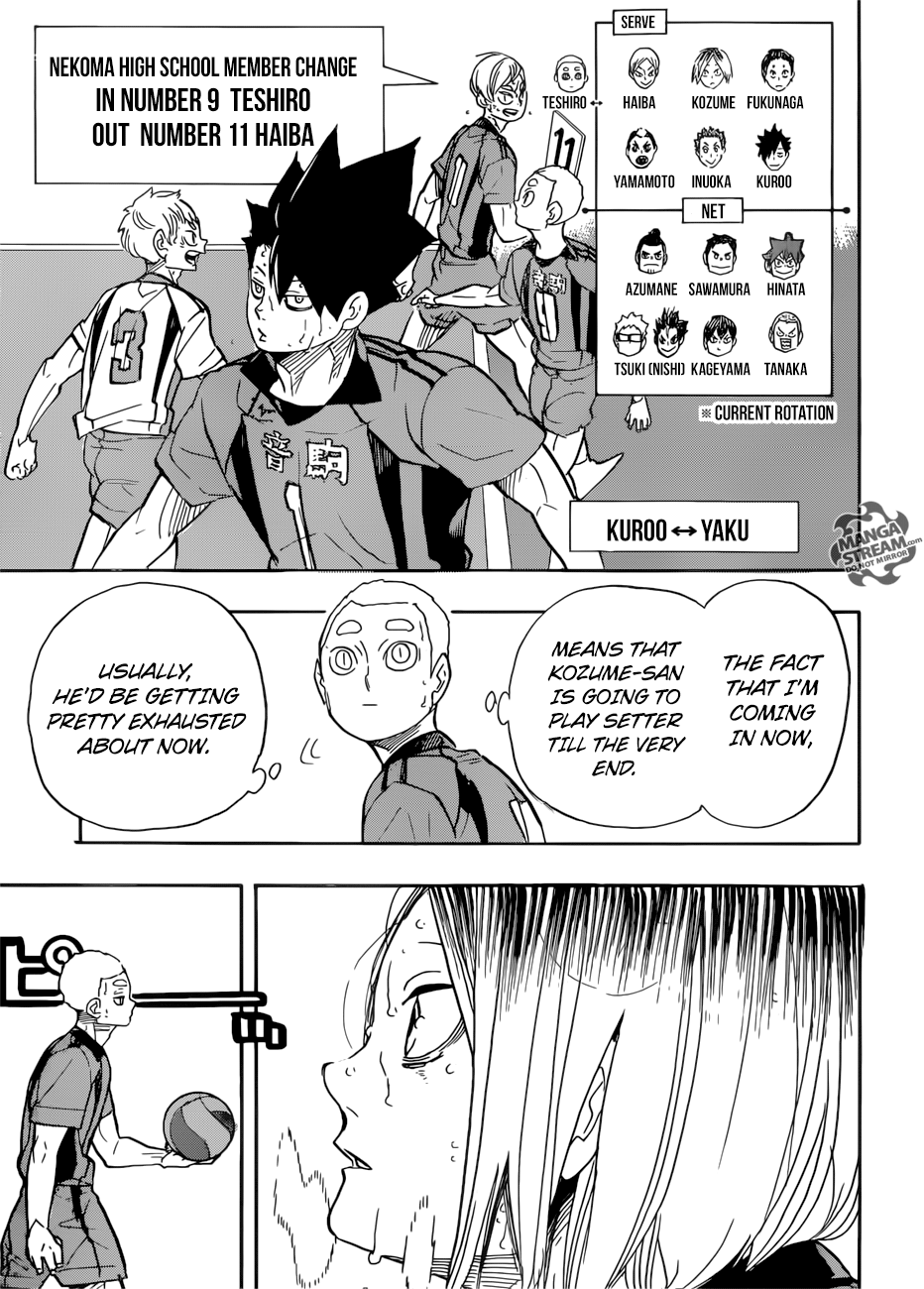 Haikyuu!!, Chapter 322 image 14